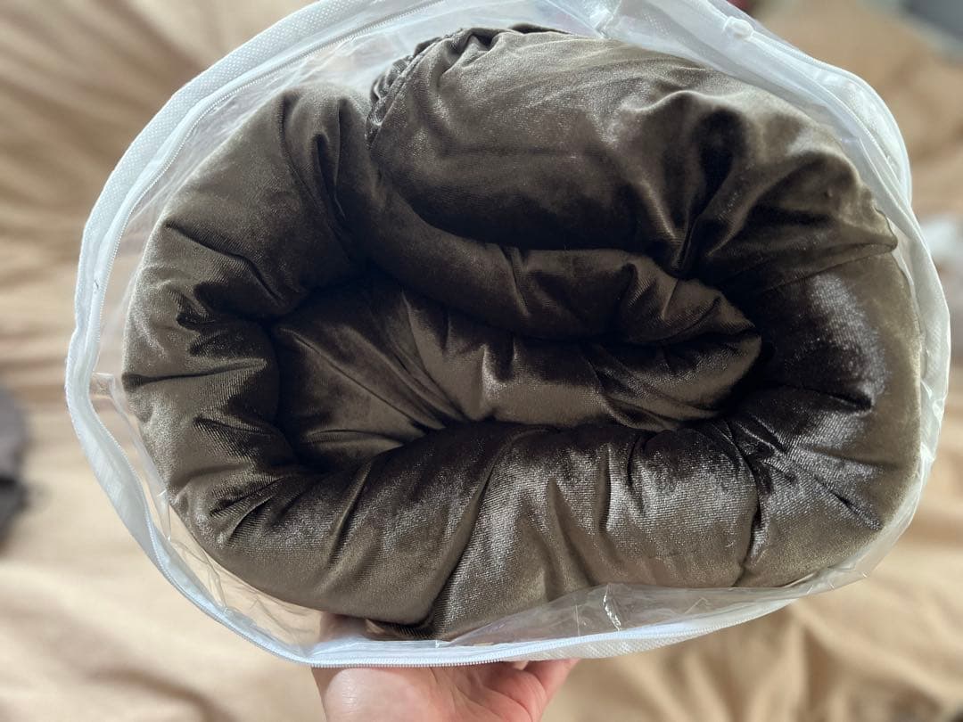 ミラクルウォーム　掛け布団　ブラウン　シングル