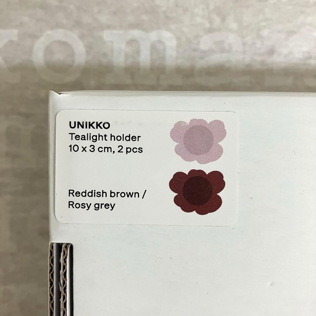 マリメッコ　ウニッコ　60th キャンドルホルダー　新品