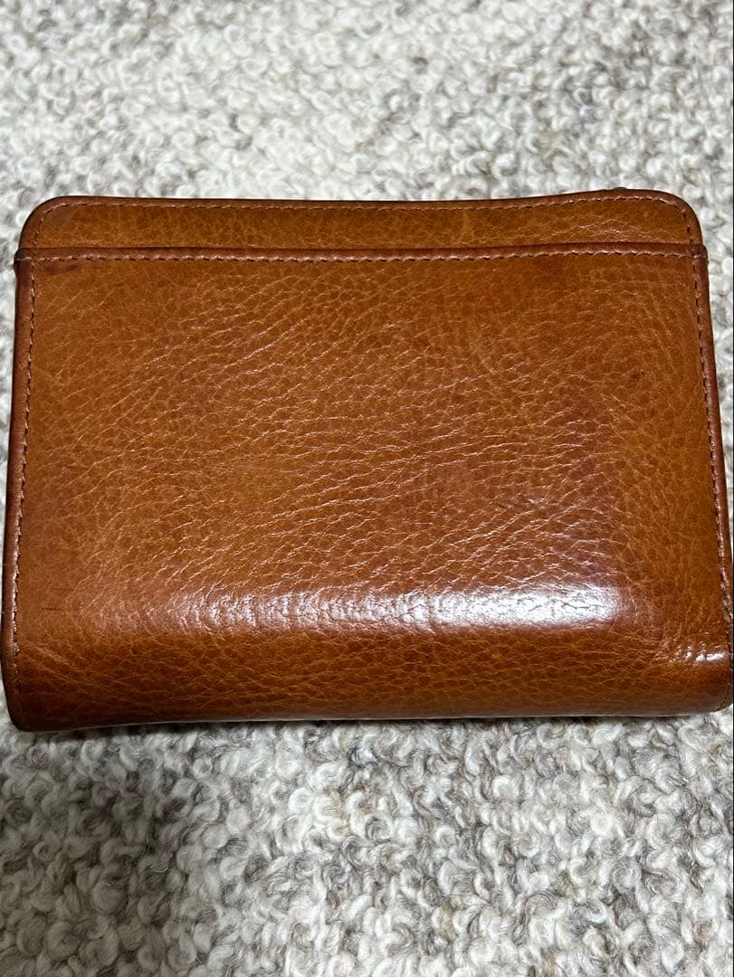 【最終価格】ゲンテン genten トスカ　二つ折り財布 ブラウン