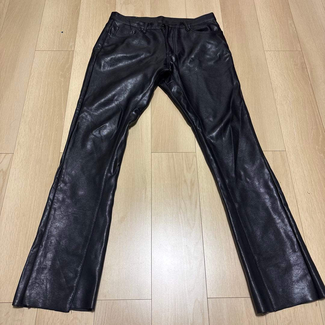 mnml レザーパンツ