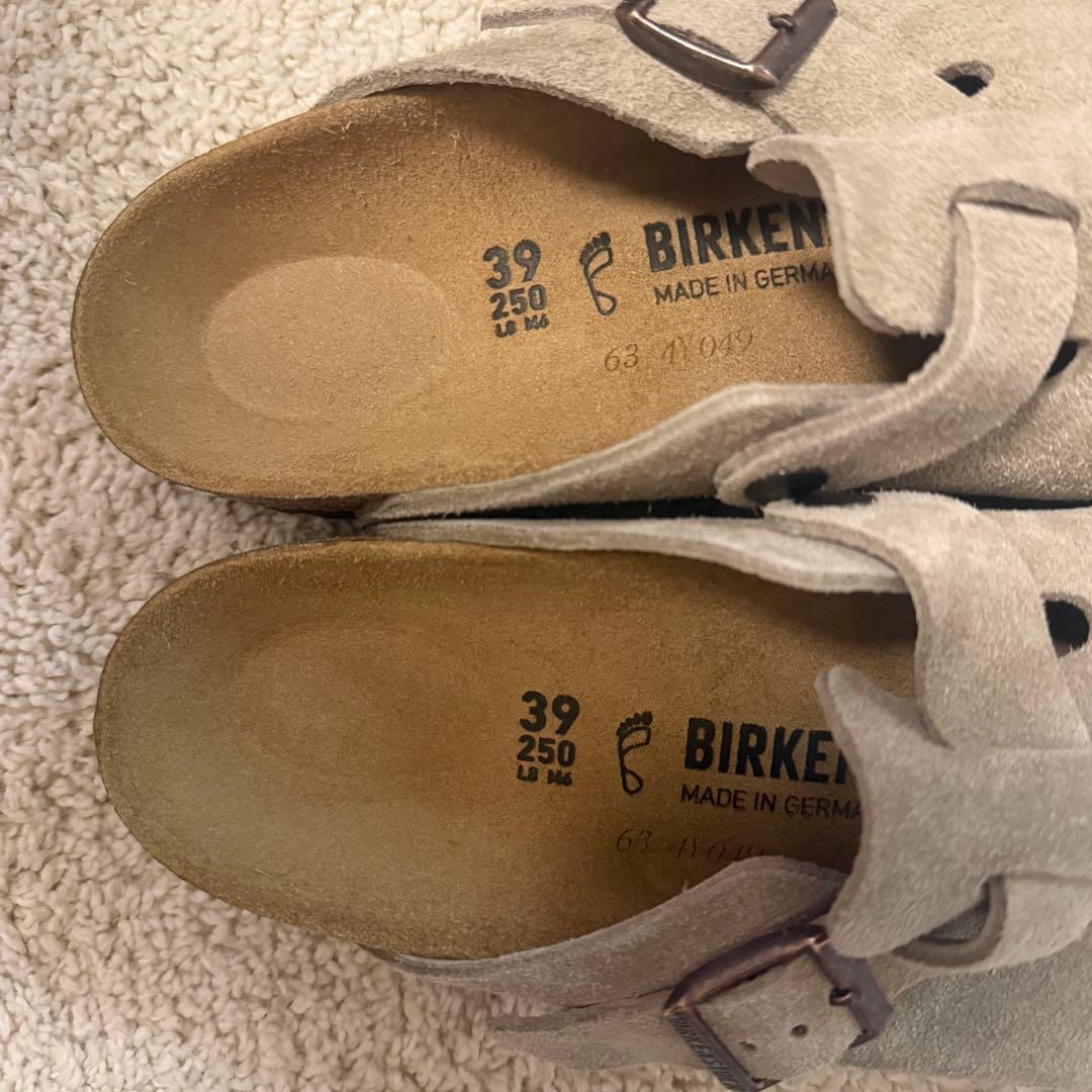 BIRKENSTOCK Boston BS サボサンダル 39 トープ