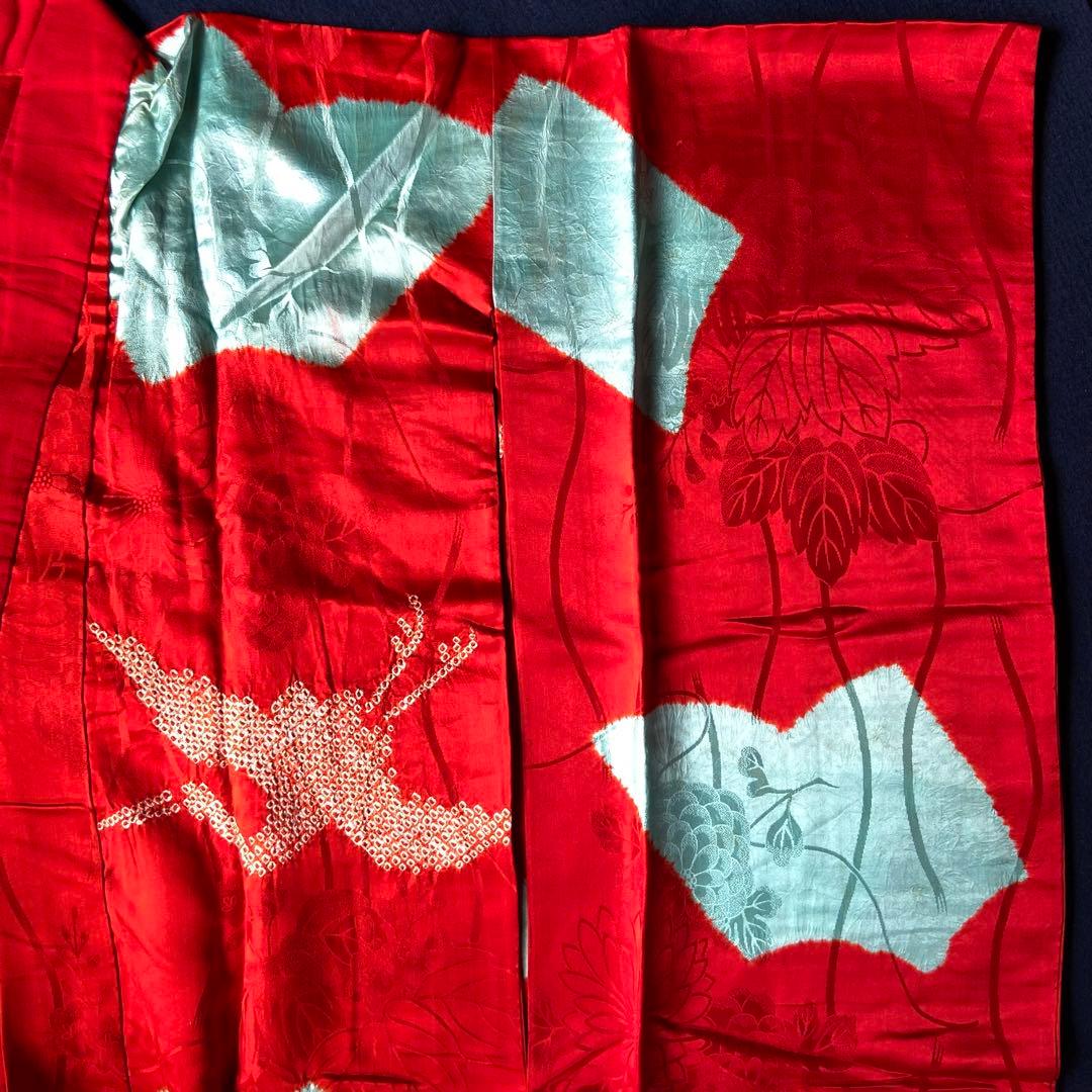 162 長襦袢ちりめん綸子錦紗14枚おまとめ売り材料正絹