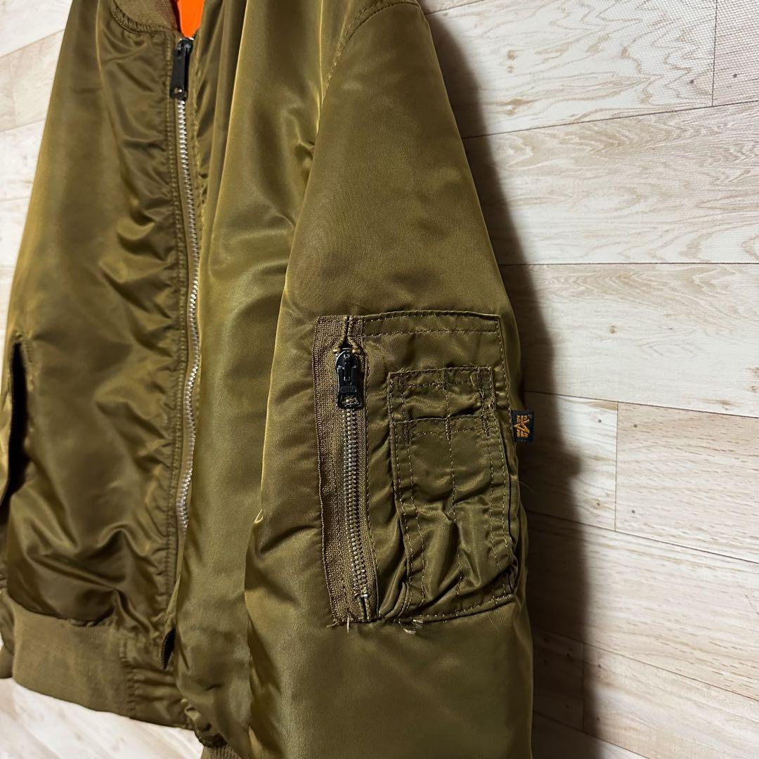 ✨USA製 90s アルファインダストリーズ MA-1 希少色 XL✨