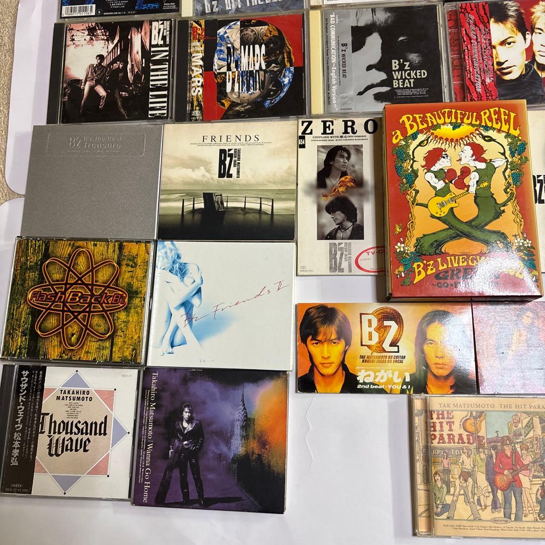 B'z 初期〜中期頃CDコレクション多数、DVD1個