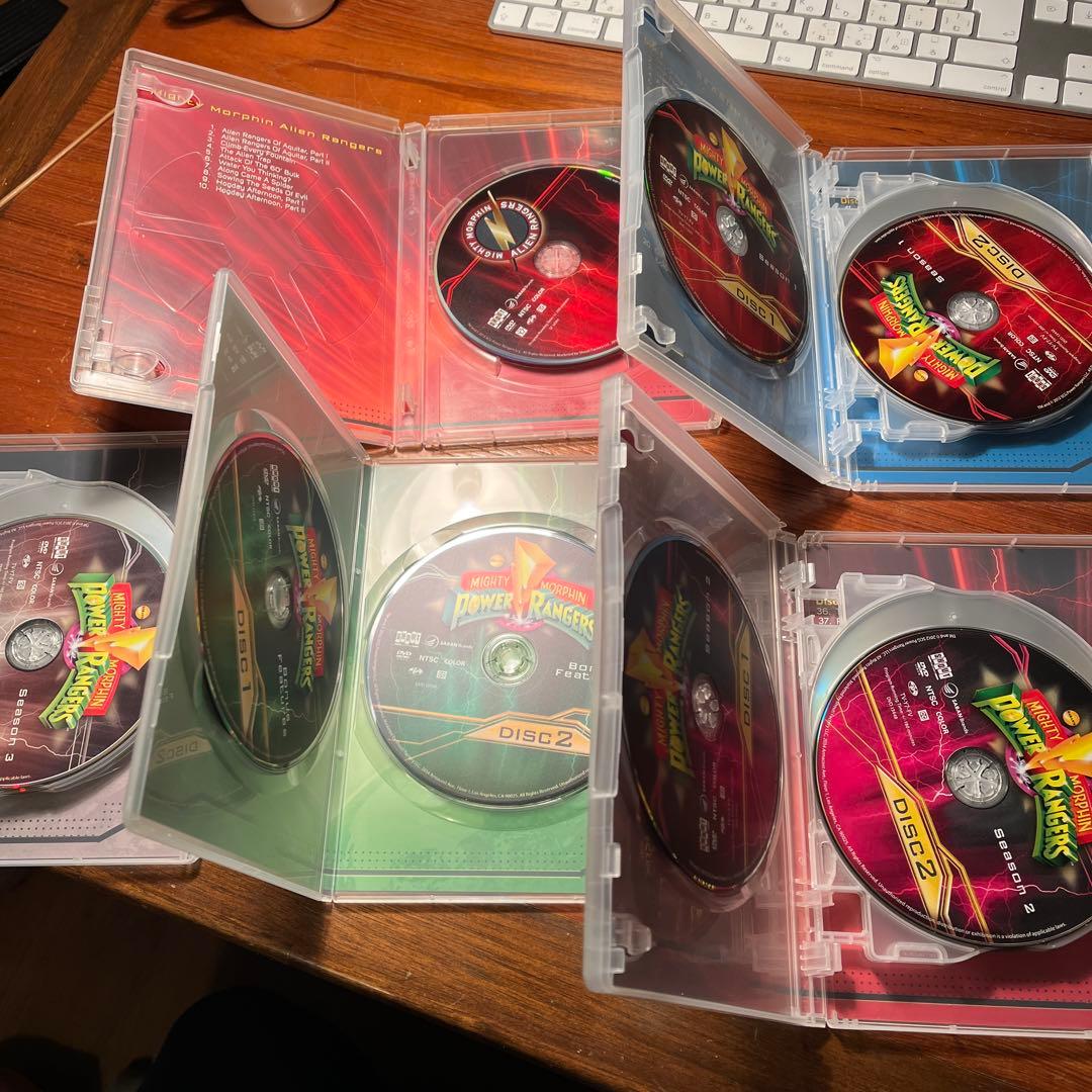 Mighty Morphin Power Rangers 完全版 DVD 19枚