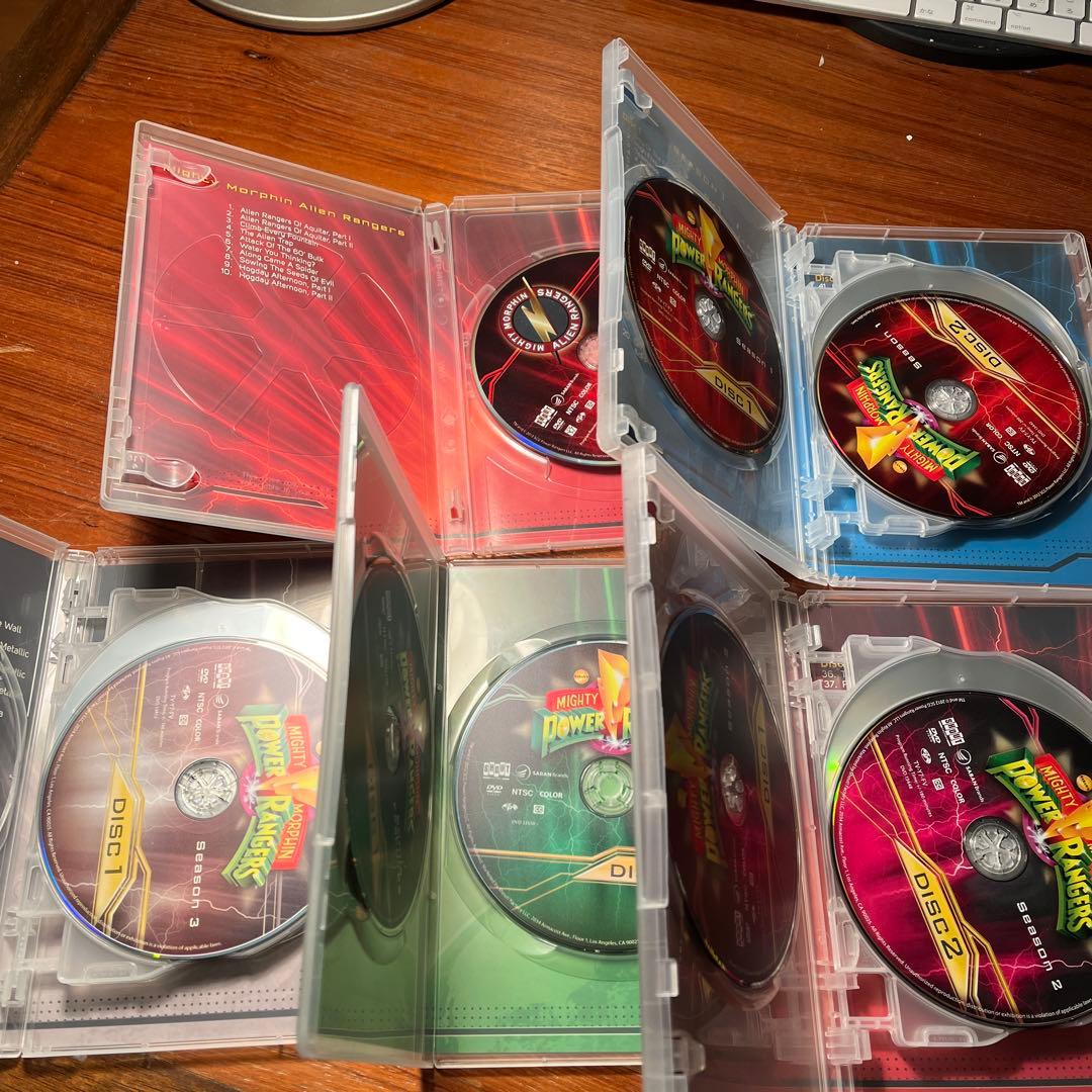 Mighty Morphin Power Rangers 完全版 DVD 19枚