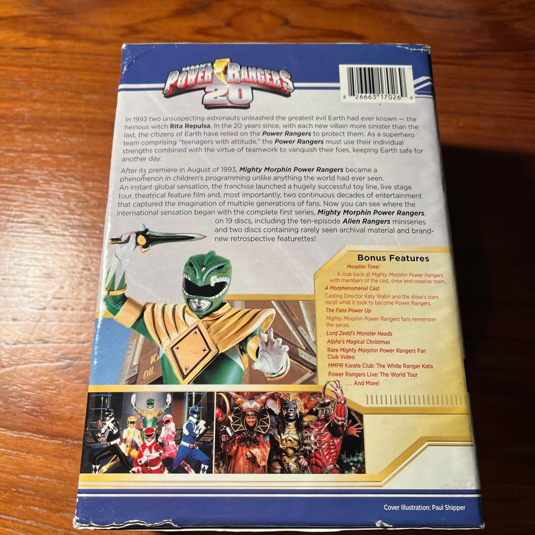 Mighty Morphin Power Rangers 完全版 DVD 19枚