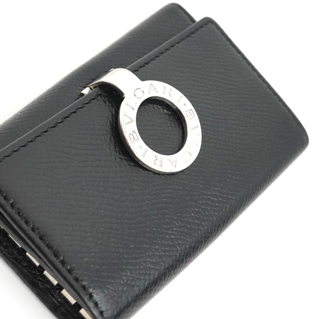 ✨未使用に近い✨　BVLGARI キーケース　ロゴマニア　クラシコ　6連　黒色