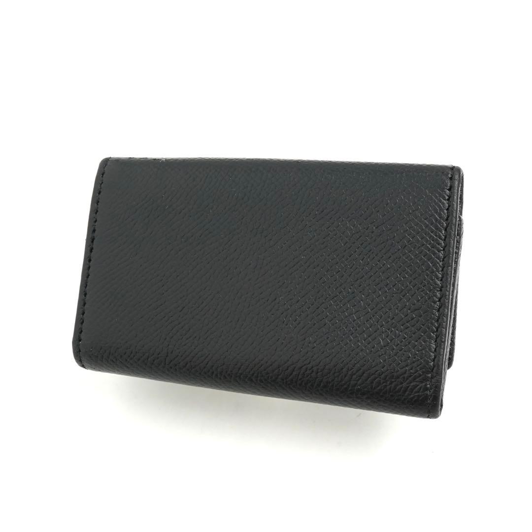 ✨未使用に近い✨　BVLGARI キーケース　ロゴマニア　クラシコ　6連　黒色