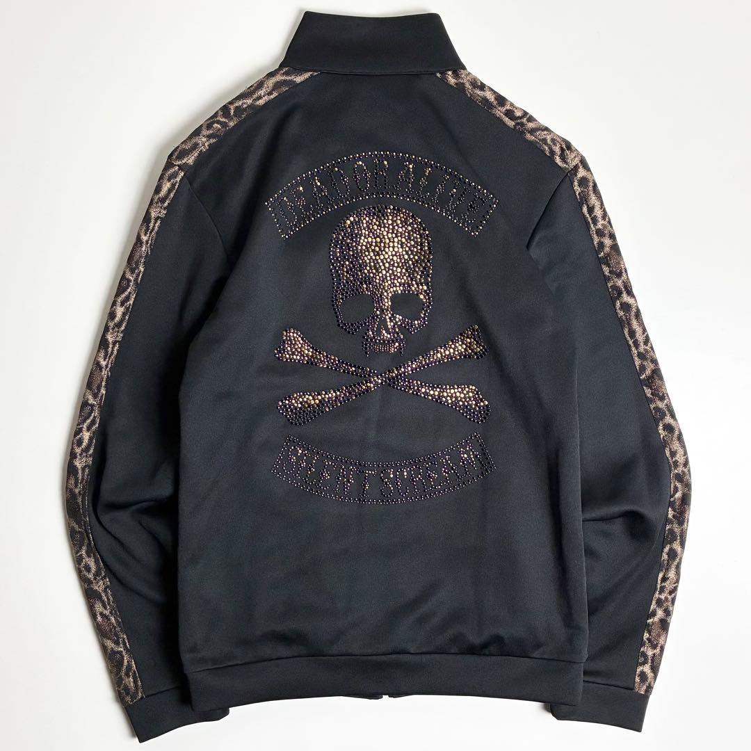 【極美品】Roen(ロエン)トラックジャケット/ジャージ/スワロフスキー/スカル