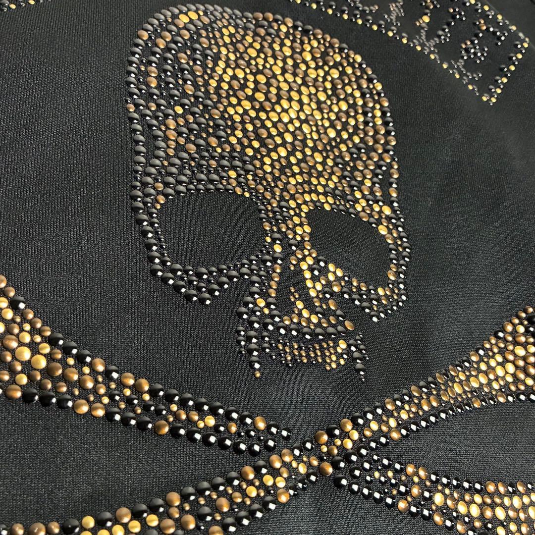 【極美品】Roen(ロエン)トラックジャケット/ジャージ/スワロフスキー/スカル