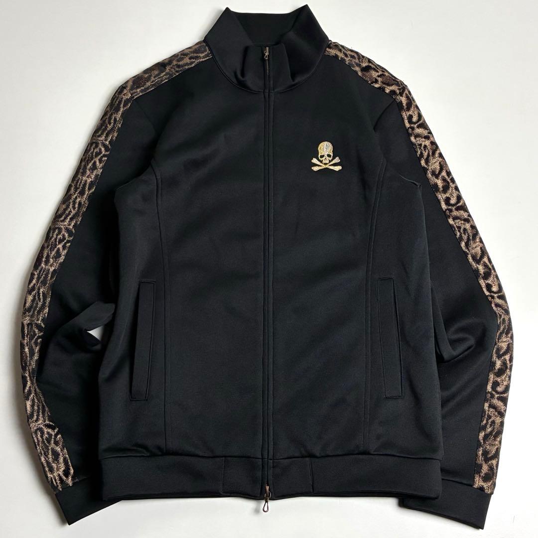 【極美品】Roen(ロエン)トラックジャケット/ジャージ/スワロフスキー/スカル