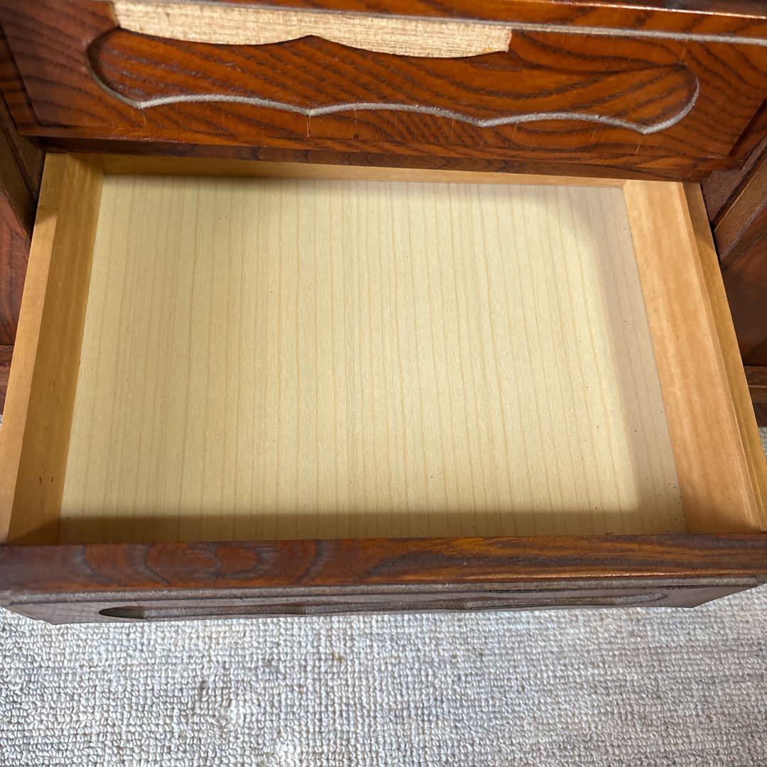 和家具 昭和レトロ　茶箪笥 茶棚 飾り棚 違い棚茶道具