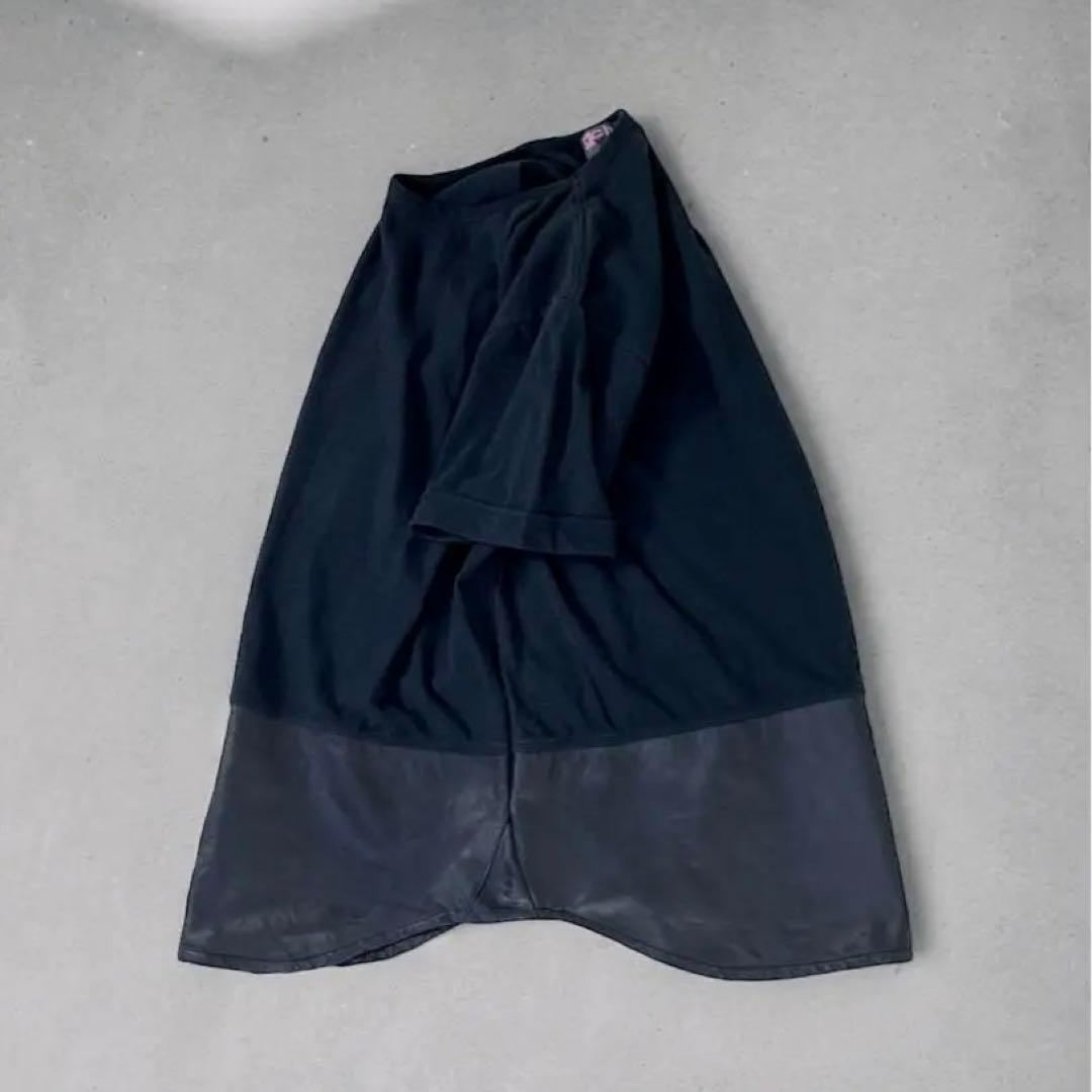 90s Scheme Warriors レザー切替Tシャツ スキームウォリアーズ