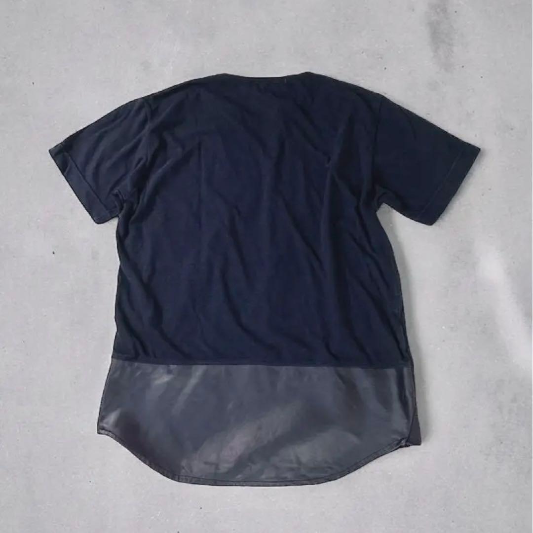 90s Scheme Warriors レザー切替Tシャツ スキームウォリアーズ