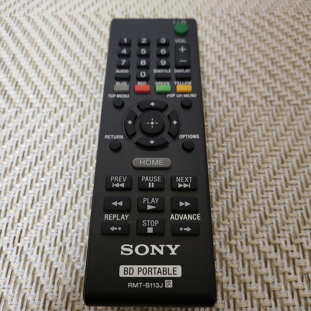 SONY BDポータブル ブルーレイプレーヤー