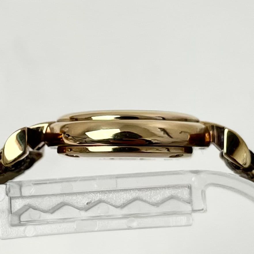 【稼働】 FENDI 2700L ズッカ 8P ダイヤ シェル文字盤 腕時計