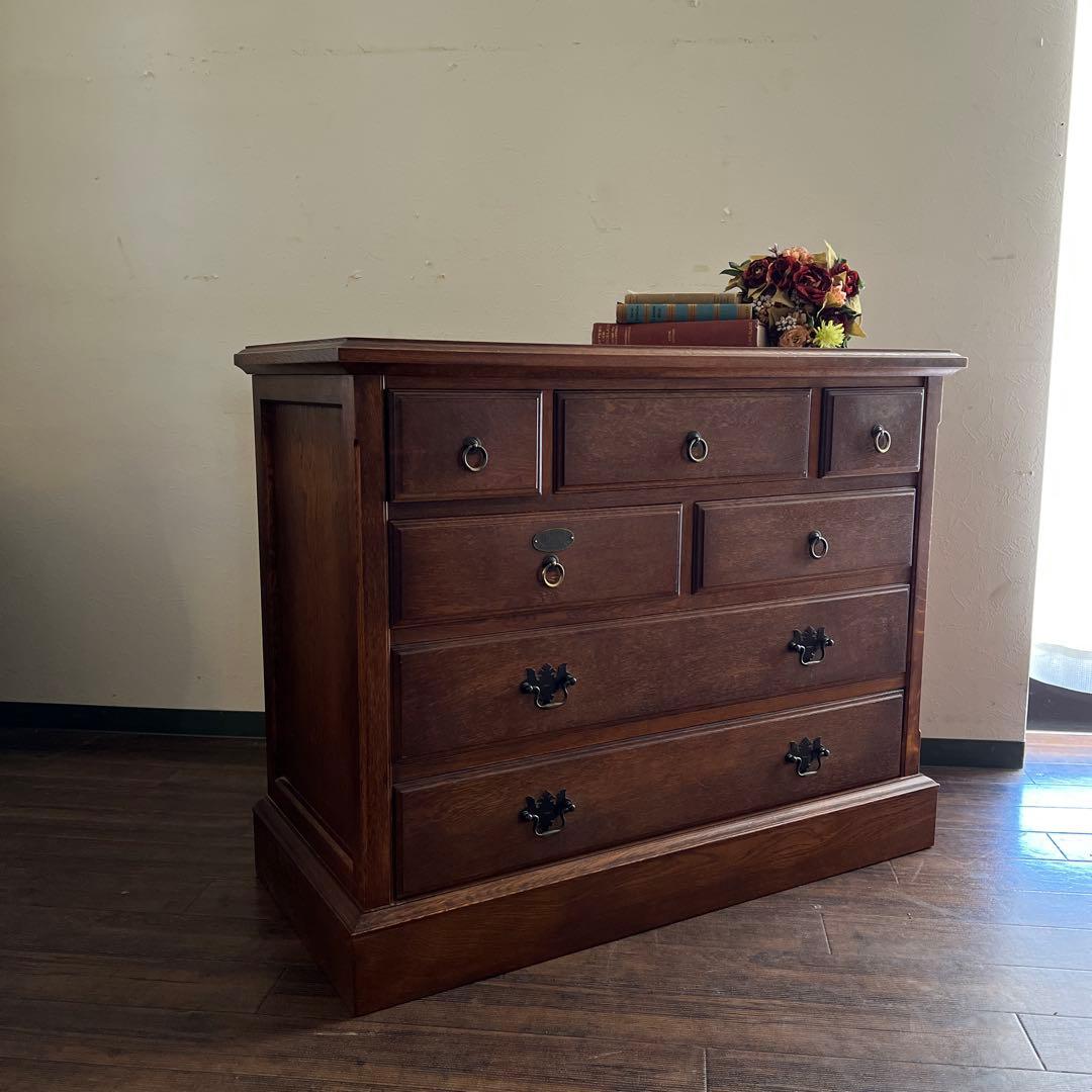 k474r121 北海道 えぞ民芸家具 チェスト グレース フォークファニチャー