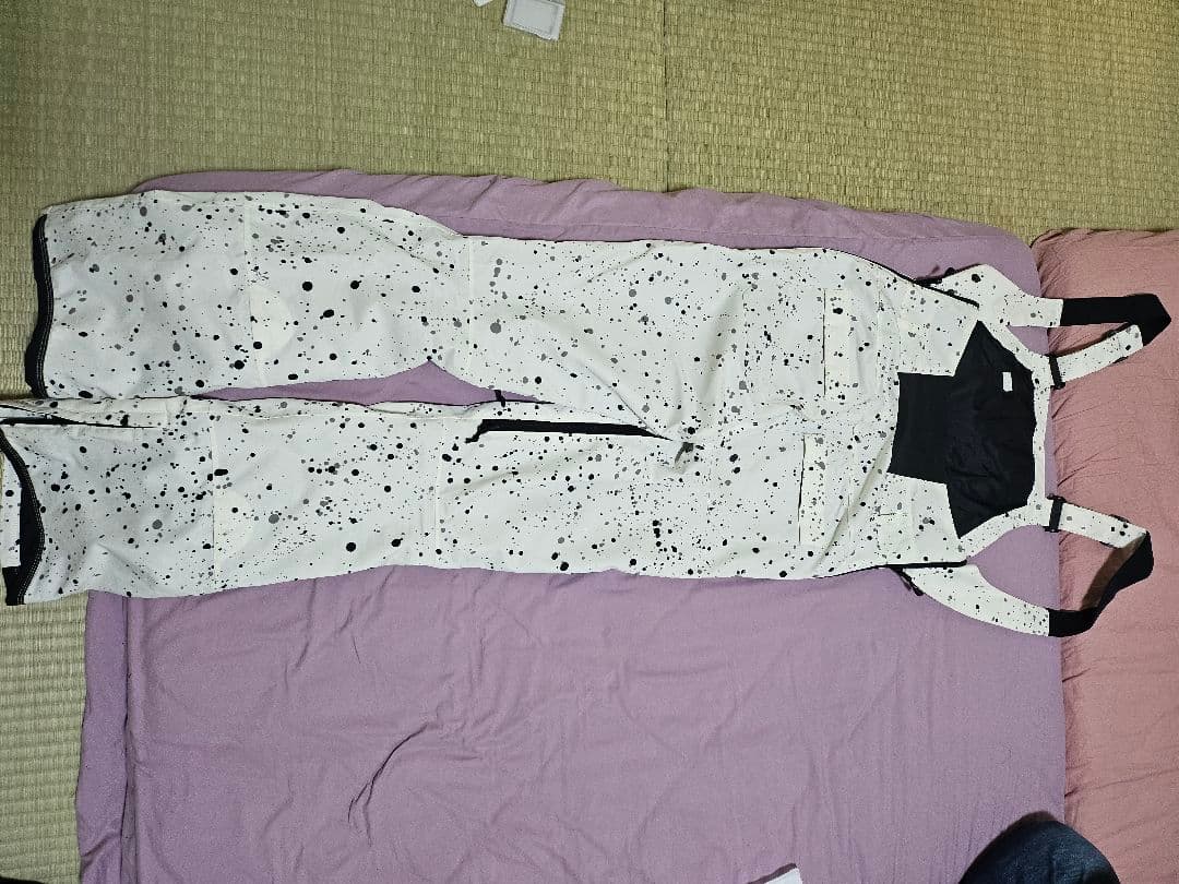 Burton スノーボードウェア ホワイト スプラッター