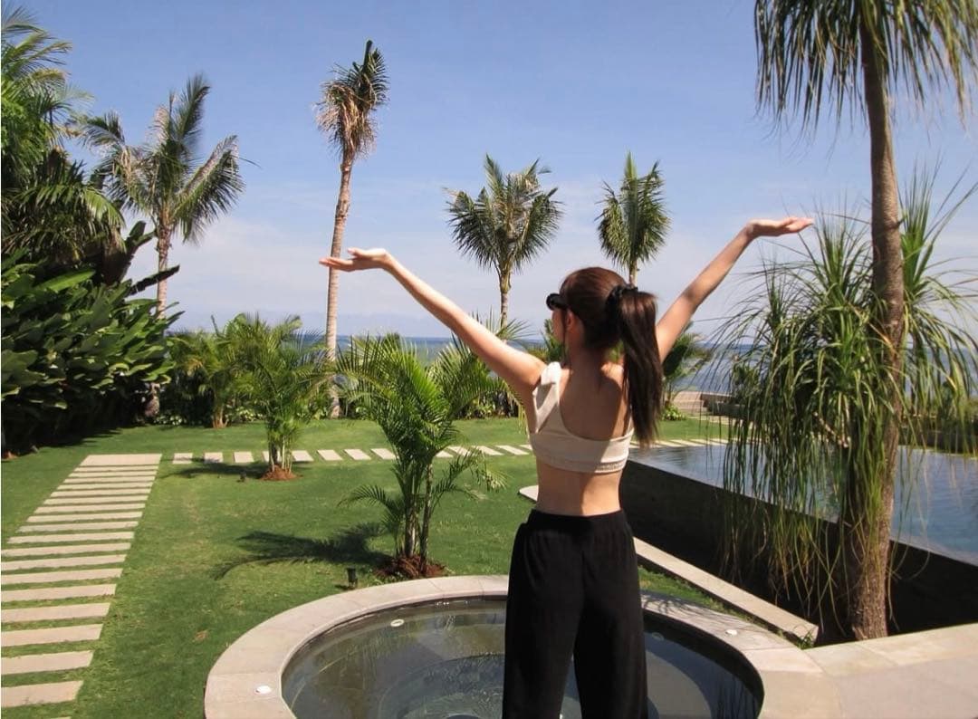 ALEXIA STAM ワンショルダーリボントップス ビキニ 水着 S