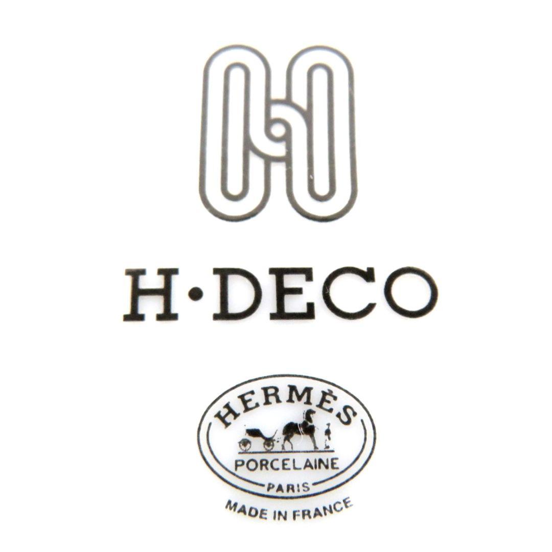 223 HERMES エルメス H・DECO アッシュ デコ 14㎝プレート2枚