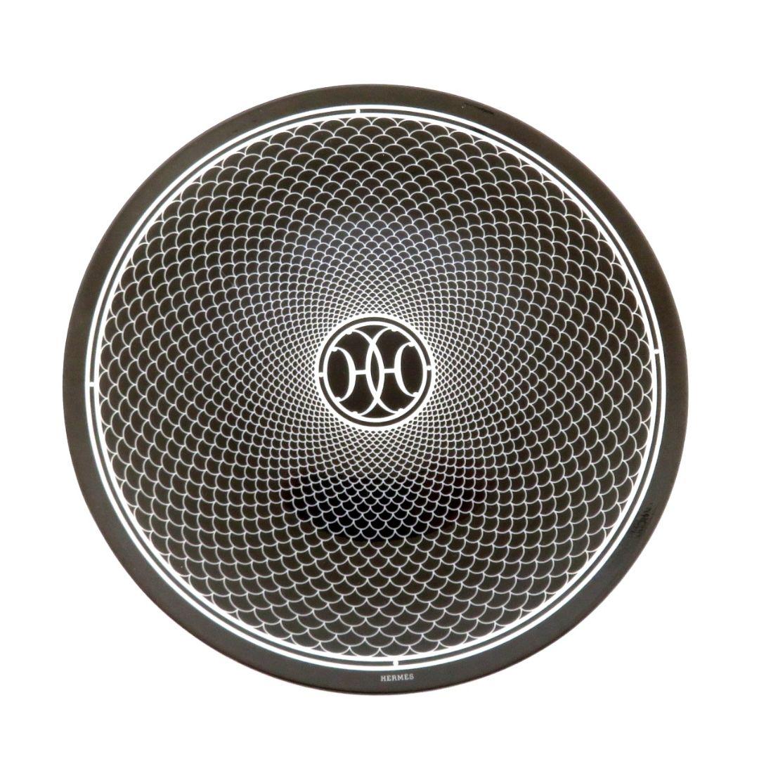 223 HERMES エルメス H・DECO アッシュ デコ 14㎝プレート2枚