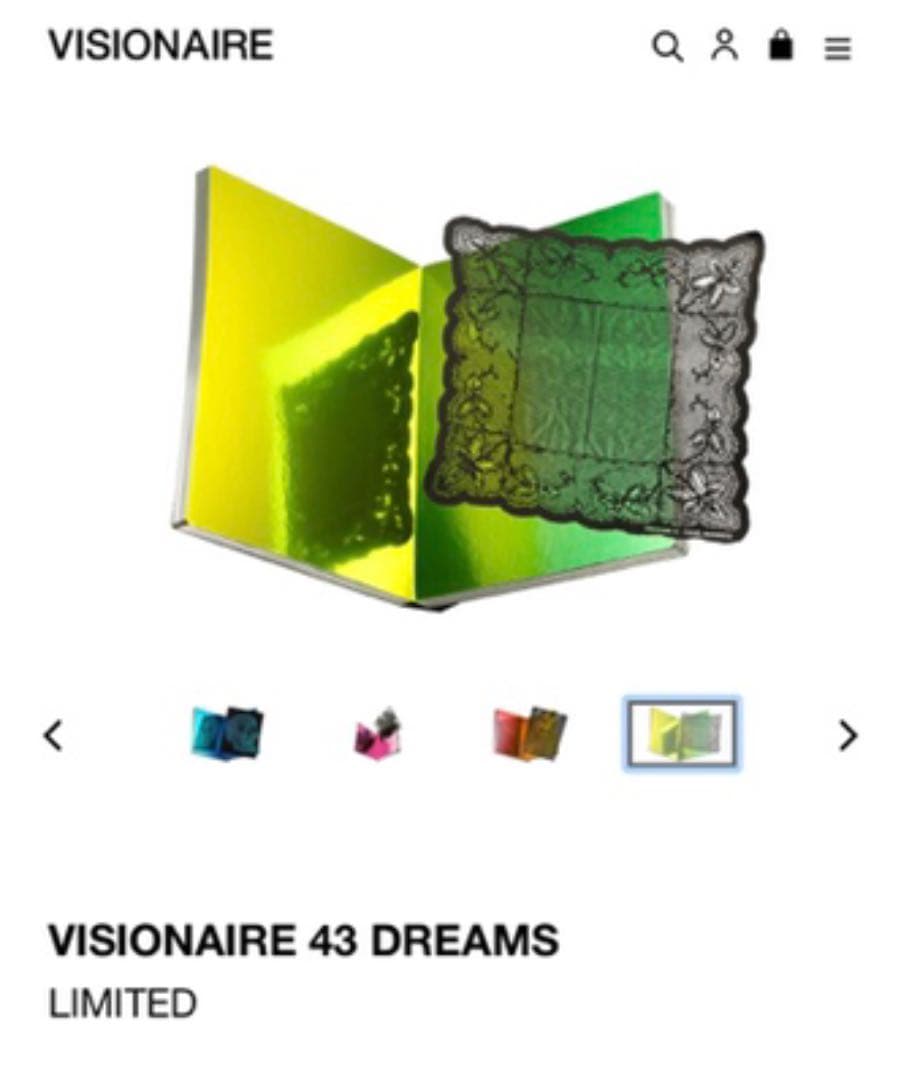 希少本　ビジョネア43 ドリーム限定シリアルNo.本