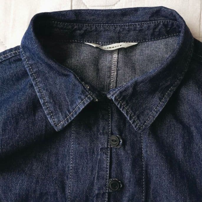 美品　soulberry　デニムワンピース　インディゴ　ソウルベリー　ゆったり