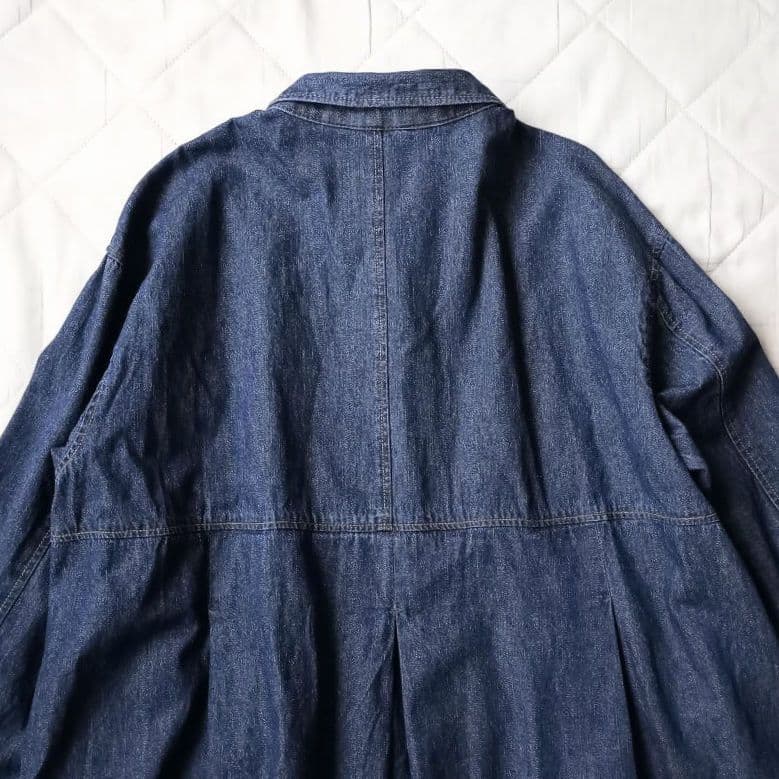 美品　soulberry　デニムワンピース　インディゴ　ソウルベリー　ゆったり