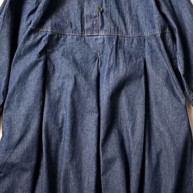 美品　soulberry　デニムワンピース　インディゴ　ソウルベリー　ゆったり