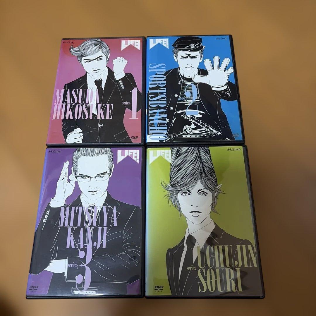 LIFE! ～人生に捧げるコント～　DVD　全巻セット　全4巻　トールケース付き