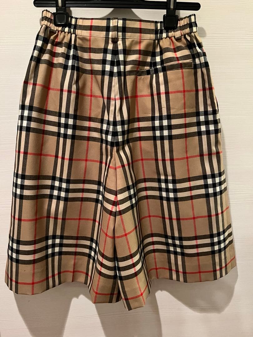 バーバリーチェック柄 キュロット ベージュ(サンプル品)