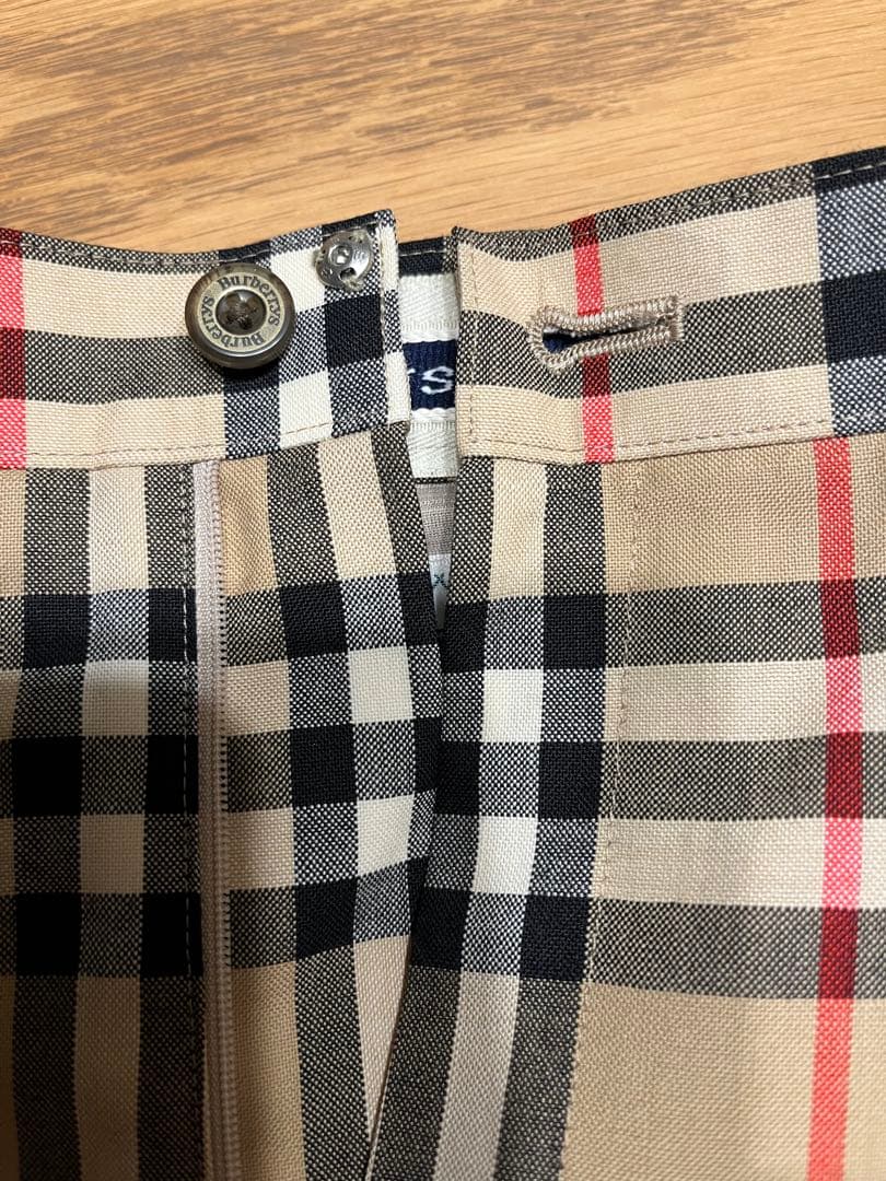バーバリーチェック柄 キュロット ベージュ(サンプル品)
