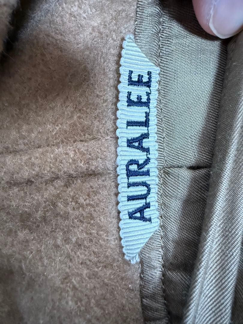 AURALEE ベビーキャメル ダッフルコート