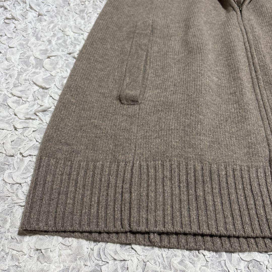 美品 セオリーリュクス 3.9万円　カシミヤ混 ケープ カーディガン　ハイネック