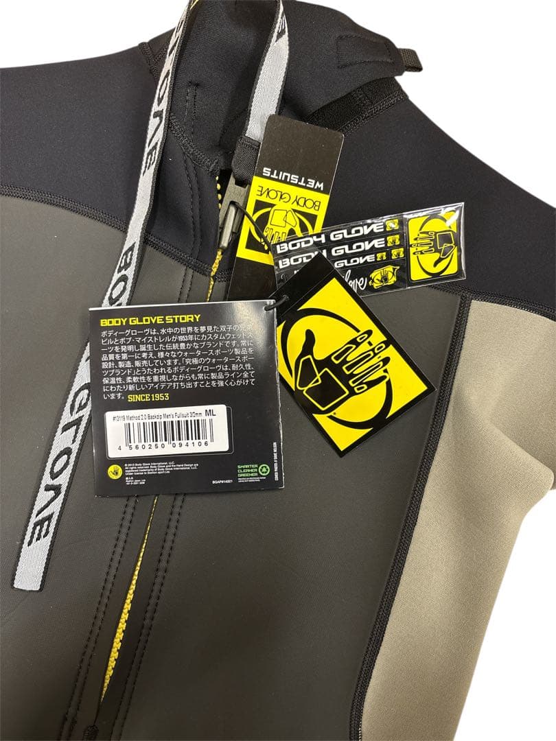 BODY GLOVE フルスーツ ブラック/グレー