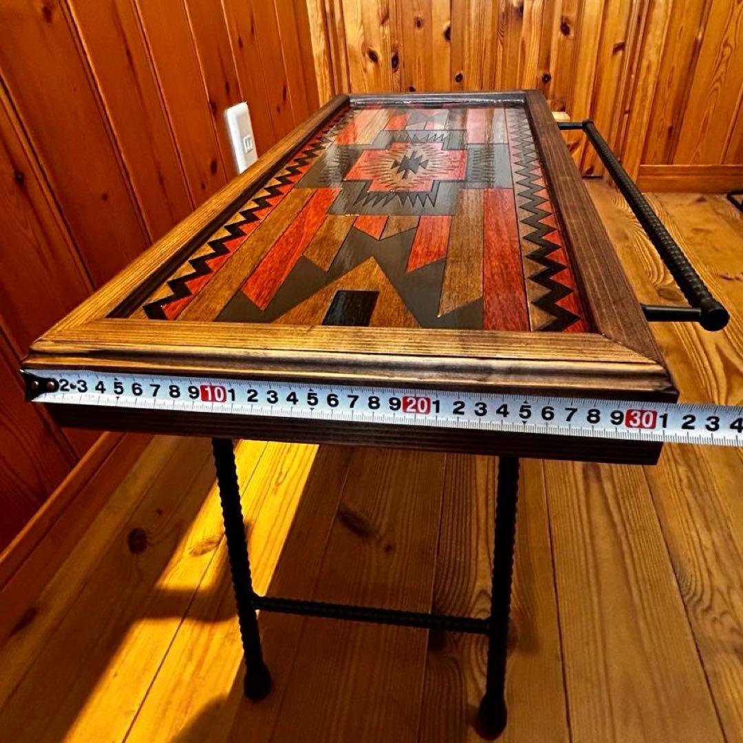 No.10 ソロテーブル ハンガー付　ディスプレイ棚 オルテガテーブル