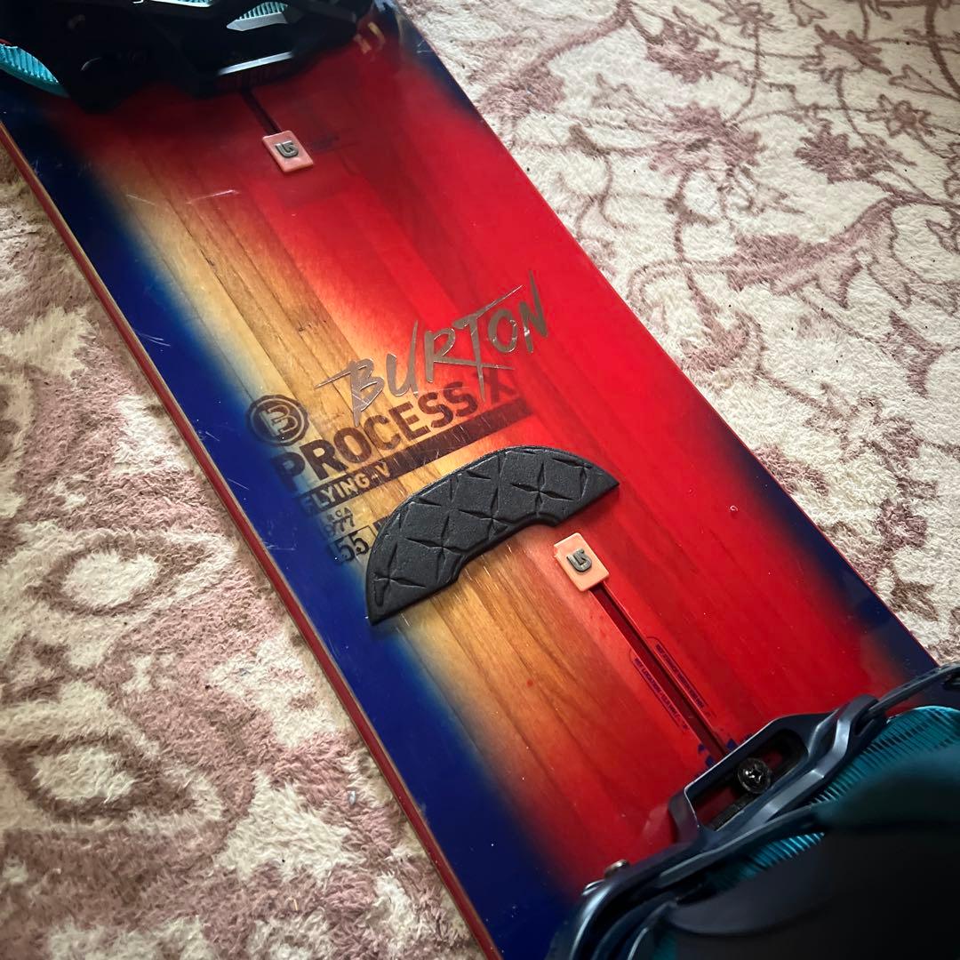 良品 BURTON PROCESS X 155 CARTEL スノーボードセット