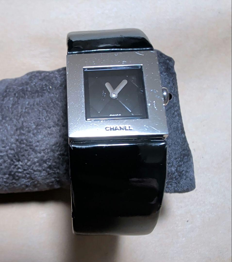 CHANEL クォーツ腕時計 ブラック
