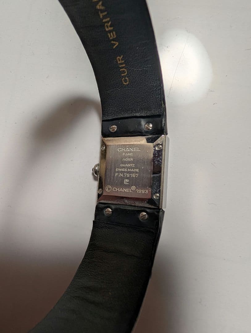 CHANEL クォーツ腕時計 ブラック