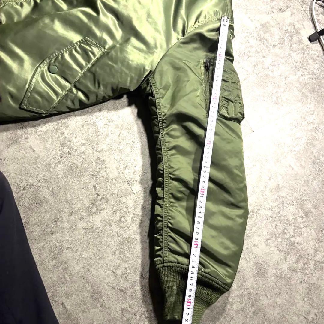 希少【 XL 】アルファインダストリーズ MA1 y2k 短丈 00s 平成