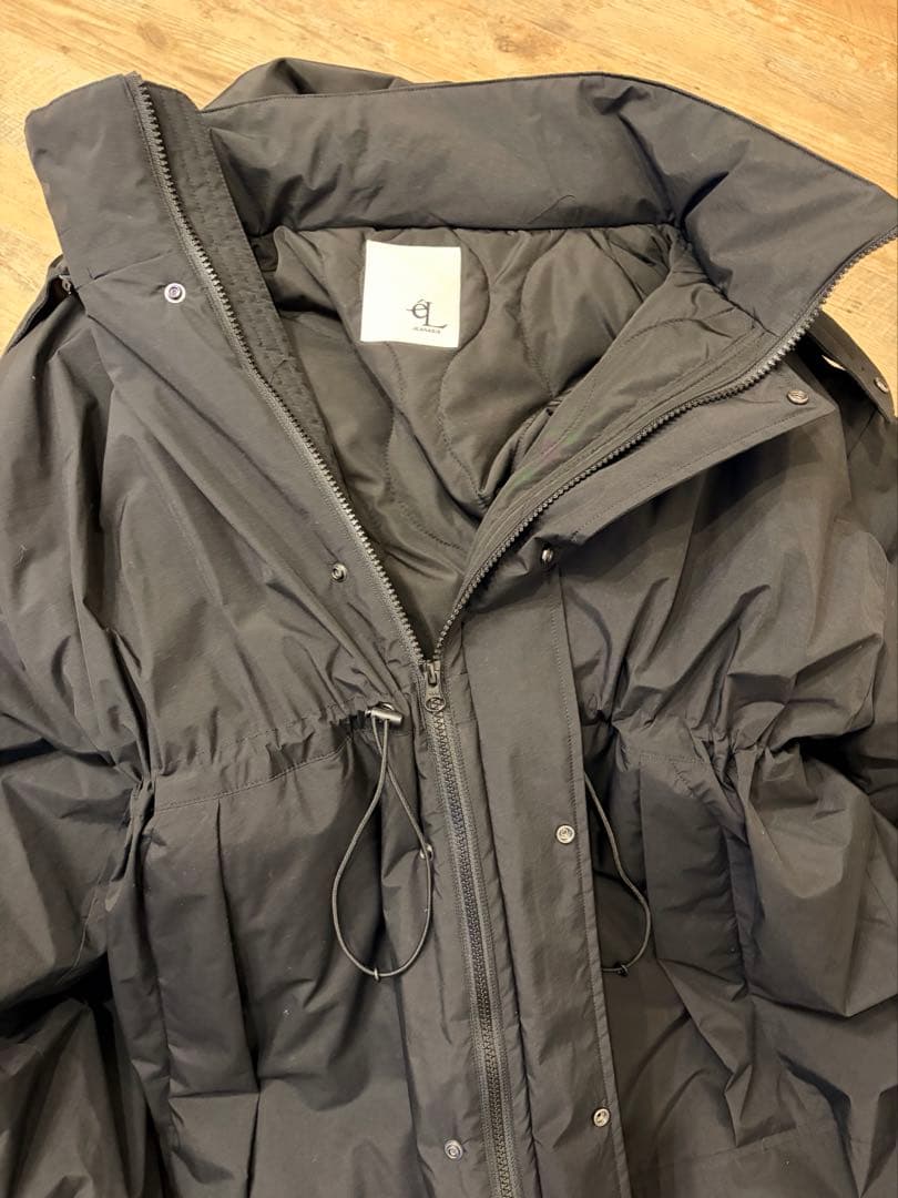 【eL/エル（JEANASIS）】Monster Long Parka ブラック