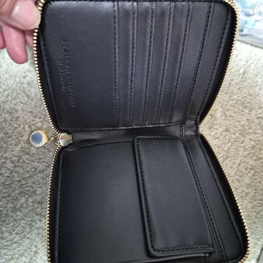Stella McCartney 黒 二つ折り財布