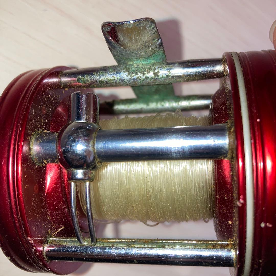 アブガルシア アンバサダー 6000 ヴィンテージ　リール　赤　レトロ