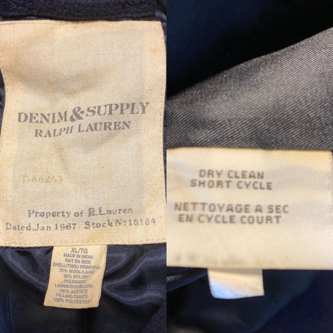 Denim&Supply Ralph Lauren ウールピーコート　サイズXL