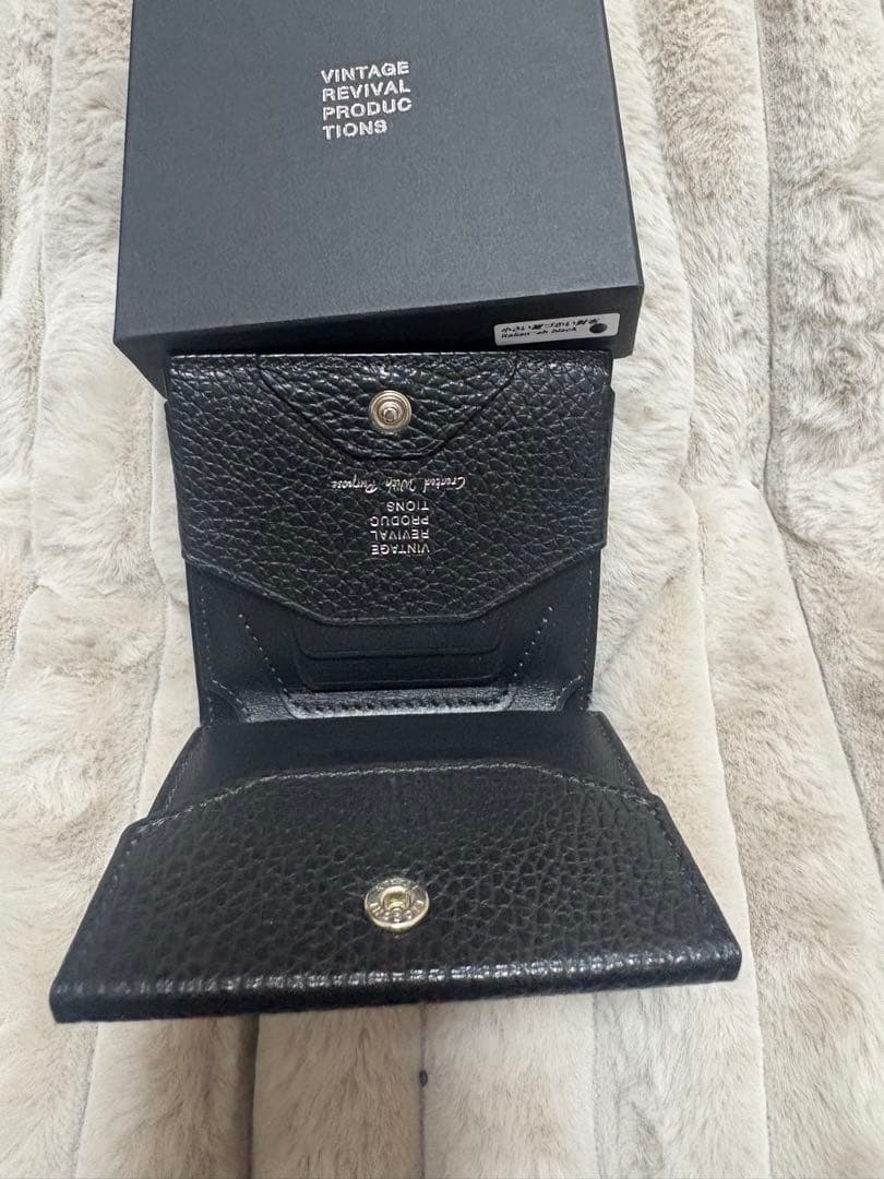VINTAGE REVIVAL PRODUCTIONS 二つ折り財布 ブラック