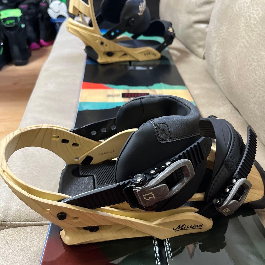 新品未使用 BURTON PROCESS 157 CAMBER× MISSION