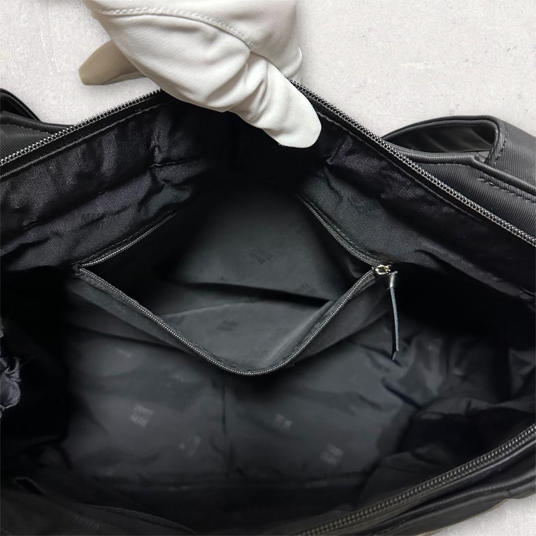 MARY QUANT デイジーランダムキルト トートバッグ A4 黒 軽量