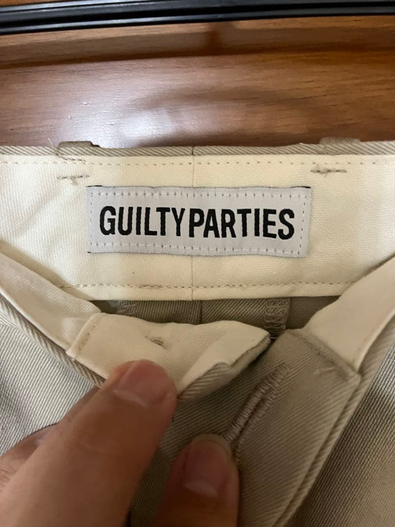 DOUBLE PLEATED CHINO TROUSERS 〔XLサイズ）