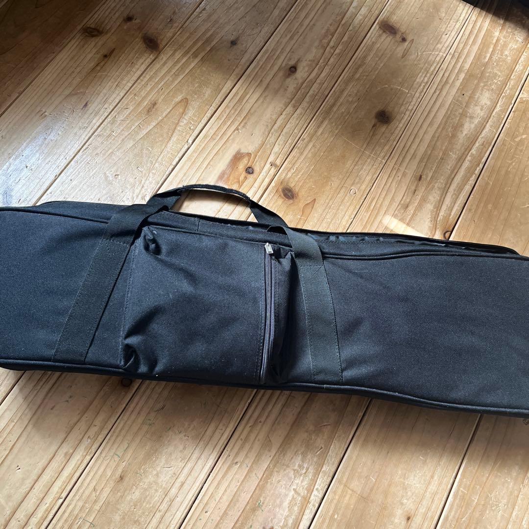 沖縄三線　蛇本革　ケース付き　弦の棒が一本折れています。つめ2個　予備棒　弦付き